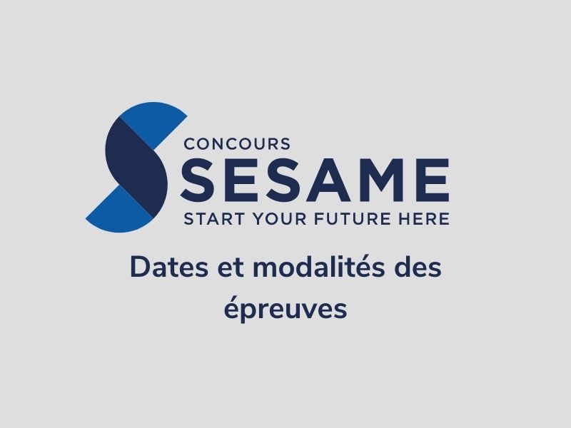 Dates des épreuves du concours SESAME